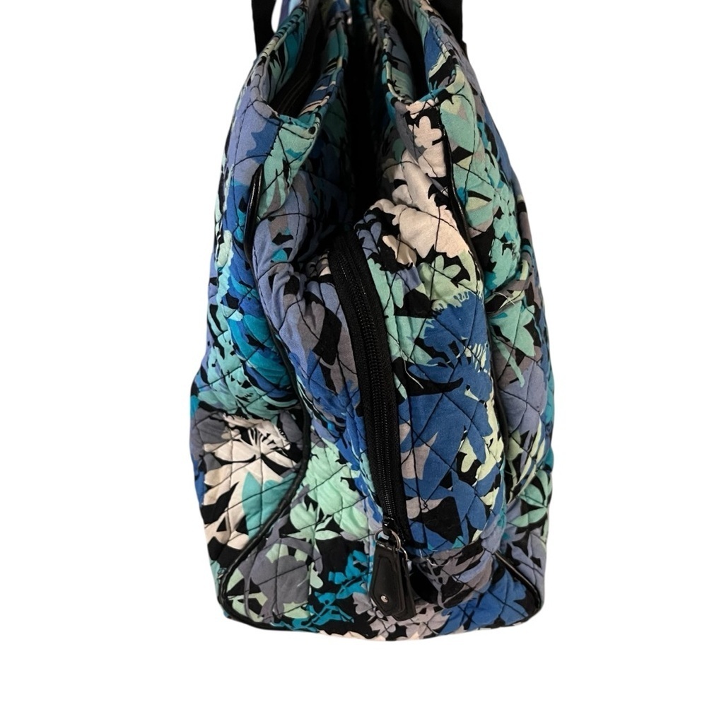 Vera Bradley Camofloral Quilted Women's Mini Weekender Tote Pockets Zipper Bag - Picture 5 of 16